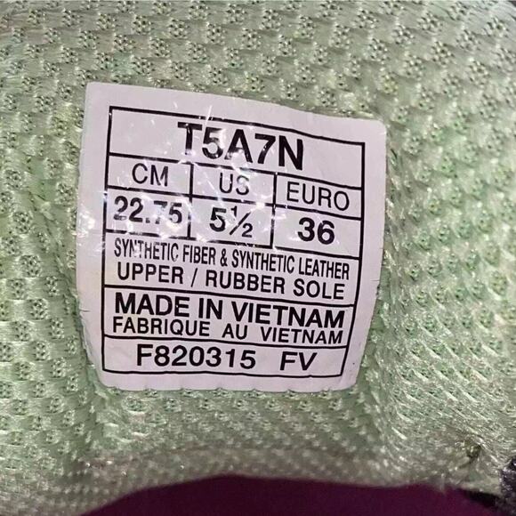 Asics GT 1000 4 Womens US Size 5.5 Gray Pink Green Running Sneaker Shoes T5A7N - Picture 9 of 9